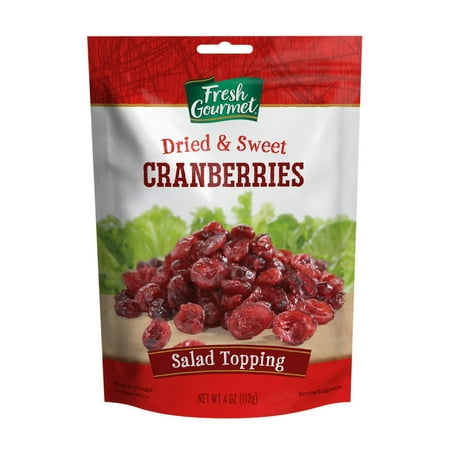 Fresh Gourmet Dried & Sweet Cranberries (Pack of 12)