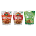thumbnail image 1 of Fresh Gourmet Lightly Salted Crispy Onions, 3.5 oz, Crispy Red Peppers, 3.5 oz, Crispy Dillies, Pickle Flavored, 3.5 oz Variety Pack, 1 of 6