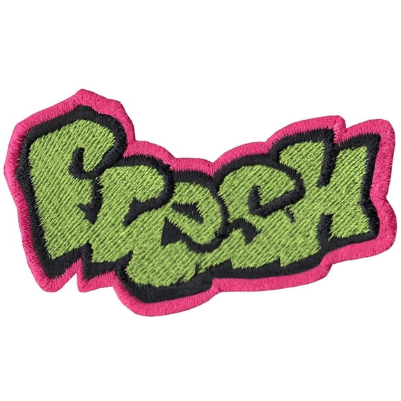 Fresh Graffiti Logo Iron On Embroidered Patch