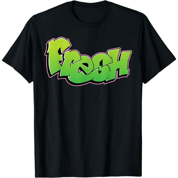 Fresh Graffiti Style Graphic T-Shirt T-Shirt