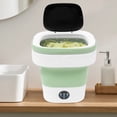 thumbnail image 1 of Fresh Green ABS 30x30x33cm Mini Washing Machine 12l Folding Portable Underwear Special Cleaning Machine, 1 of 10