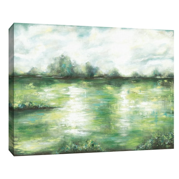 Fresh Green Landscape I by Willowbrook Fine Art Canvas Art Print