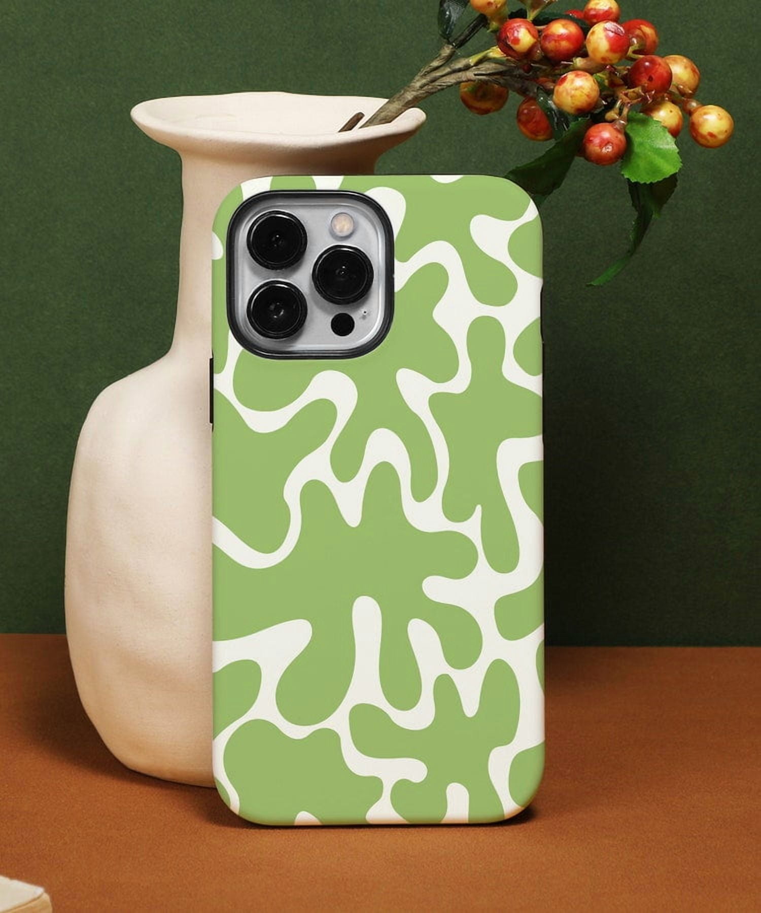 Curated visual reference: Phone Case Made From Seaweed Reference: Fresh Green Seaweed Ocean Themed Customize Phone Case For Iphone