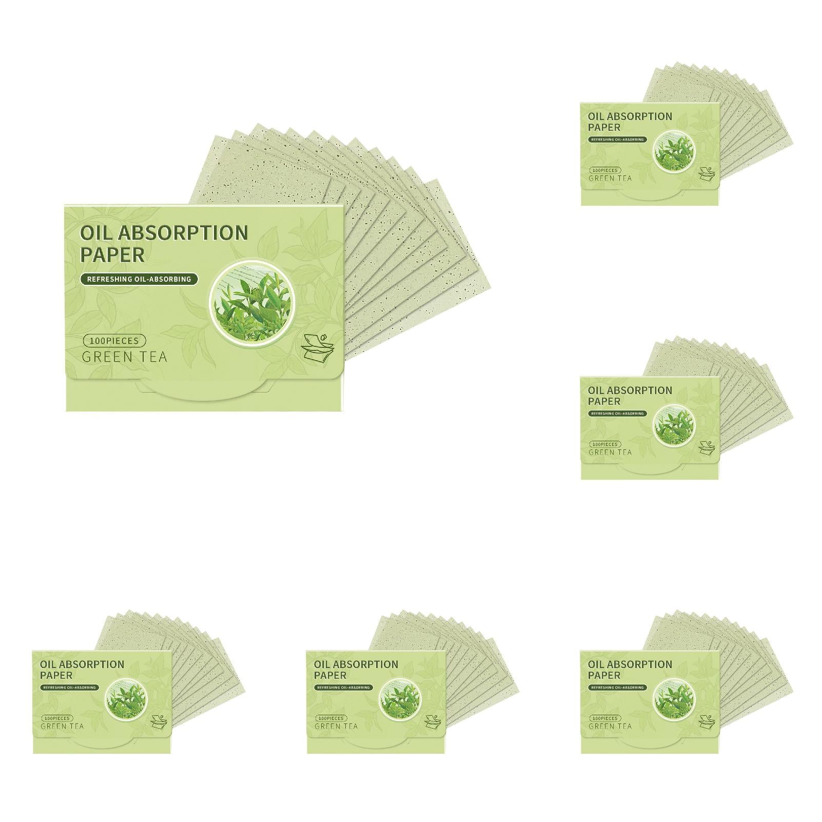 Fresh Green Tea Oil Absorbing Paper Daily Gentle Cleansing Fragrance