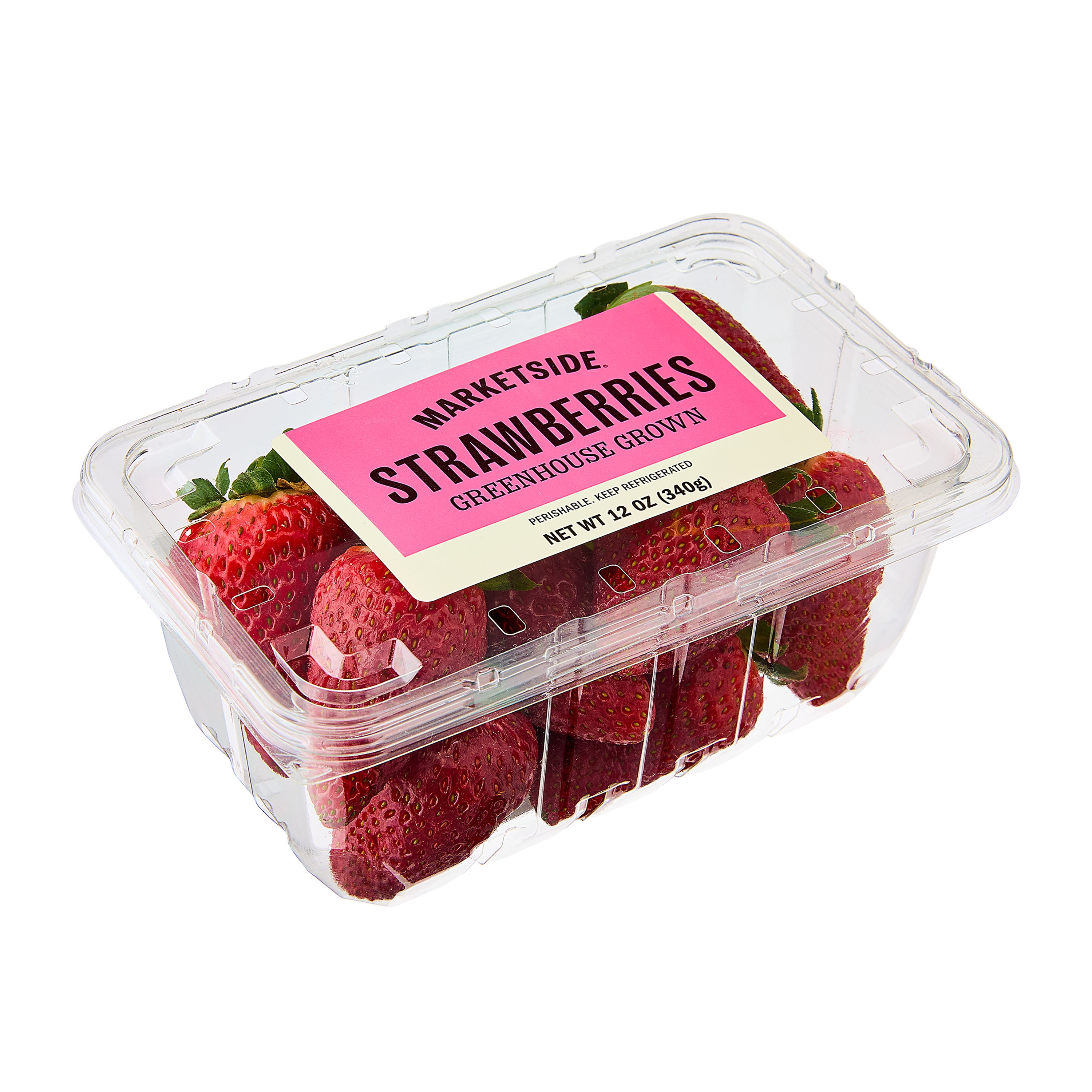 Fresh Marketside Greenhouse Grown Strawberries, 12 oz. Container