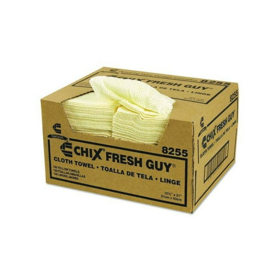 Fresh Guy Towels 13 1/2 x 13 1/2, Yellow, 150/Carton