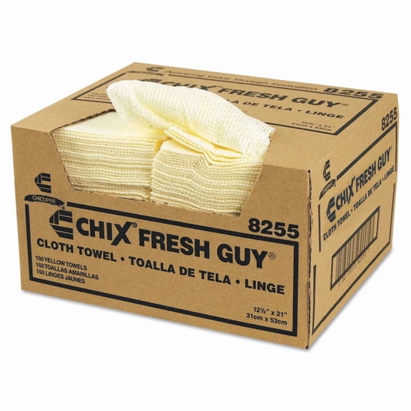 Fresh Guy Towels 13 1/2 x 13 1/2, Yellow, 150/Carton