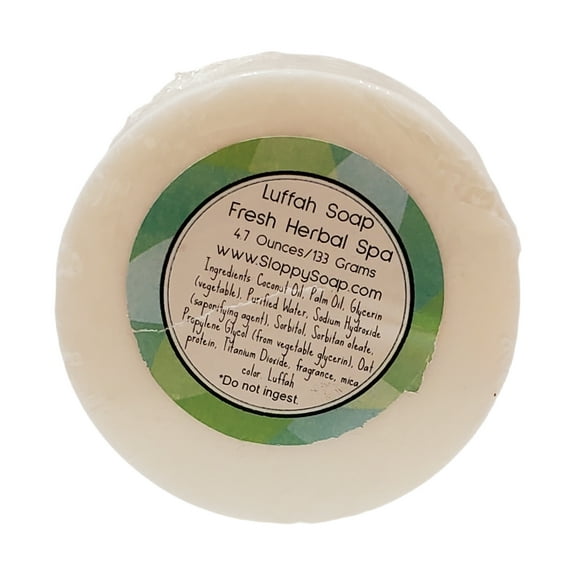 Fresh Herbal Spa Luffa Soap, 4.7 Oz