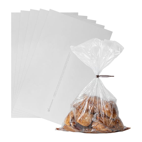 Fresh Hero Clear Nylon Oven Bag - with Ties, BPA-Free, Heavy Duty - 12" 18" - 50 count box