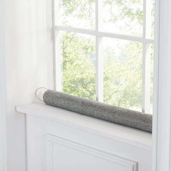 Fresh Ideas Bamboo Charcoal Odor Control Draft Blocker, Grey