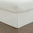 thumbnail image 1 of Fresh Ideas Bedding Tailored Bed Skirt, Classic 14” Drop Length, Pleated Styling, Twin, White, 1 of 5