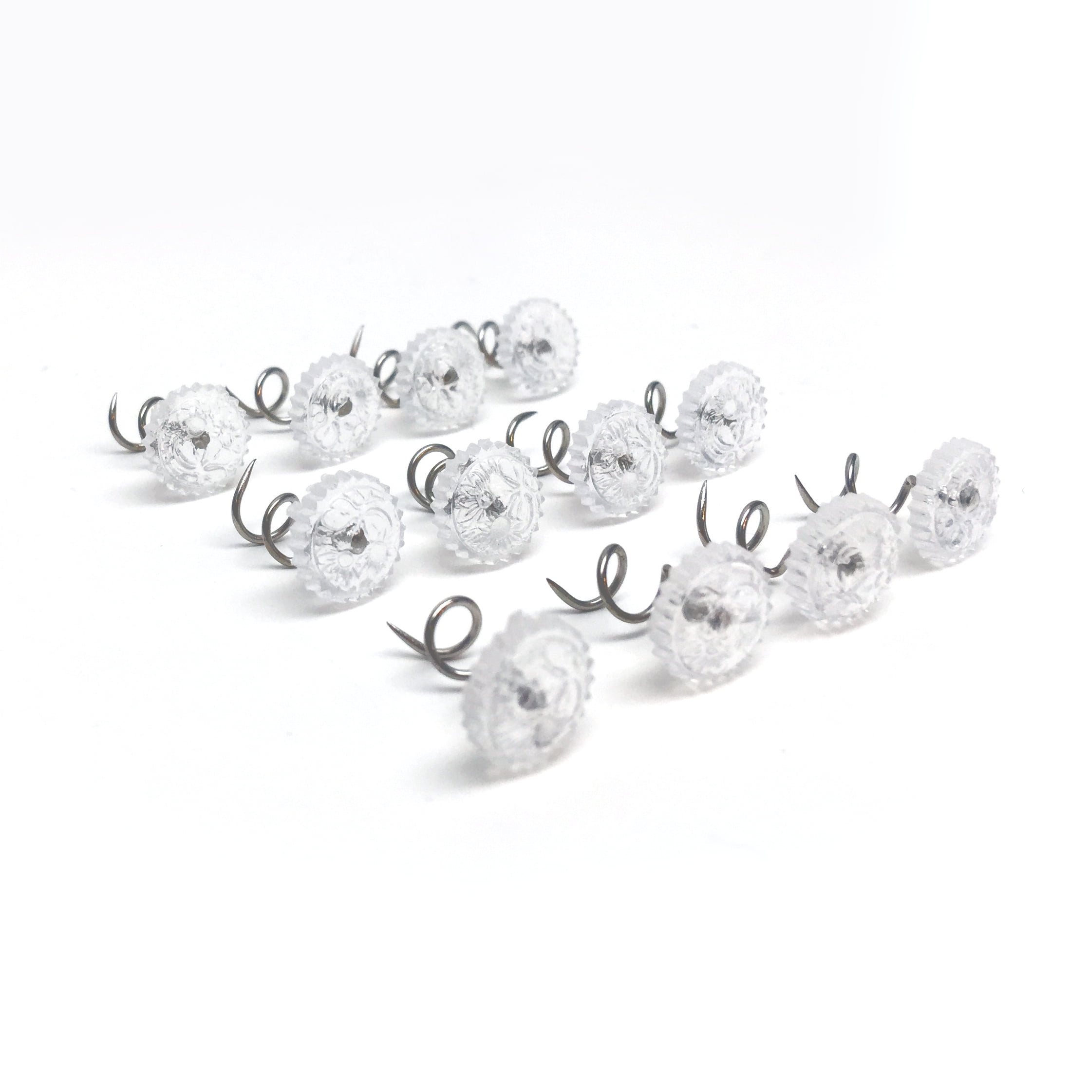 Fresh Ideas Bedskirt Pins, 12 Count