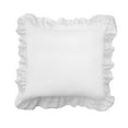 thumbnail image 1 of Fresh Ideas Ruffles Eyelet Collection, Pillow Shams, 1 Pack, White, 1 of 5