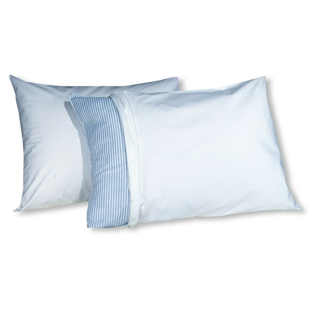 Fresh Ideas™ White Allergy Relief CottonBlend Pillow Protectors, 2