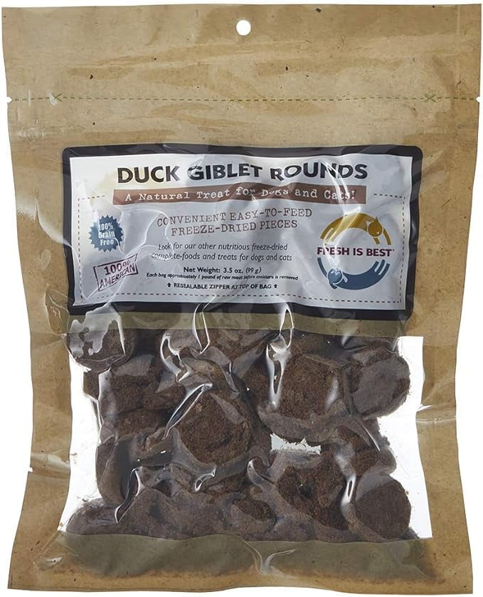 Fresh Is Best Freeze Dried Healthy Raw Meat Treats for Dogs & Cats