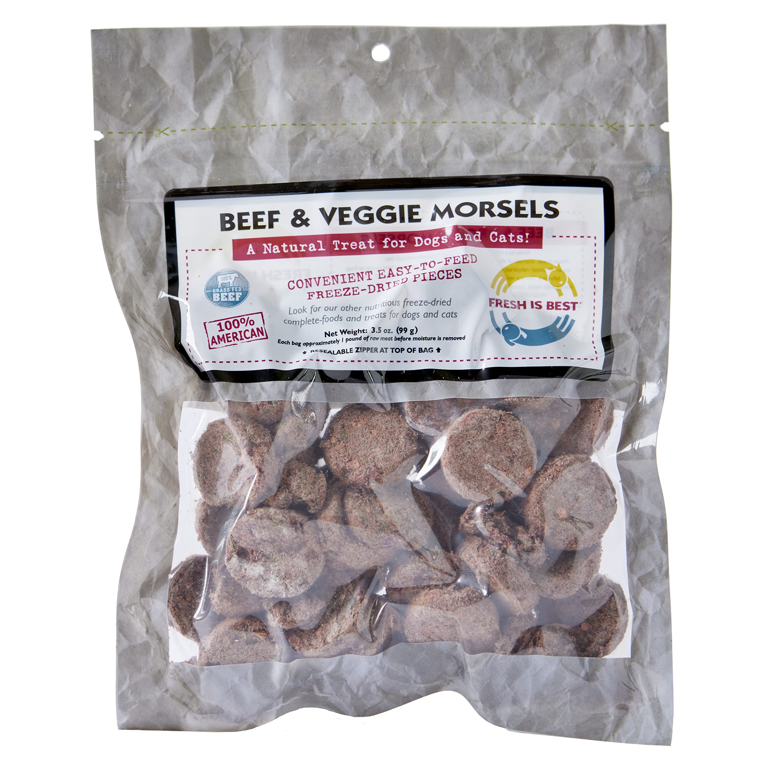 Fresh Is Best STF9 Freeze Dried Healthy Raw Meat Treats for Dogs