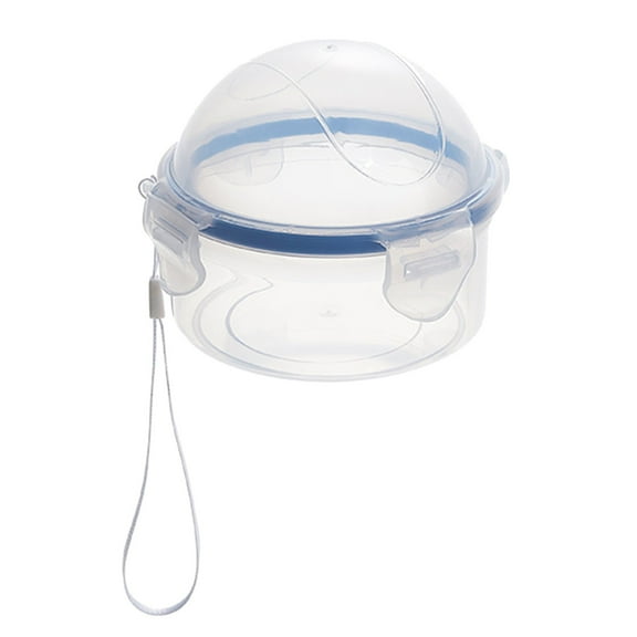 Fresh-Keeping Box， Fruit Preservation Box Storage Box Household Round Sealed Onion Box with Cover Microwave Heating Rice Box