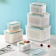 thumbnail image 1 of Fresh Keeping Box, Multi Layer Storage Container, Portable Kitchen Organization Solution, Ideal for Refrigerator and Countertop Food Arrangement, Home Cooks and Meal Preppers, 1 of 9