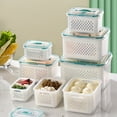 thumbnail image 1 of Fresh Keeping Box, Multi Layer Storage Container, Portable Kitchen Organization Solution, Ideal for Refrigerator and Countertop Food Arrangement, Home Cooks and Meal Preppers, 1 of 8