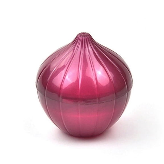 Fresh-Keeping Vegetable Preservation Container | Onion Shape | Sealed Produce Organizer | BPA-Free Reusable Veggie Keeper with Transparent Lid 11x12cm