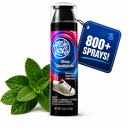 Fresh Kicks Shoe Deodorizer Spray - Odor Eliminator to Refresh Sneakers