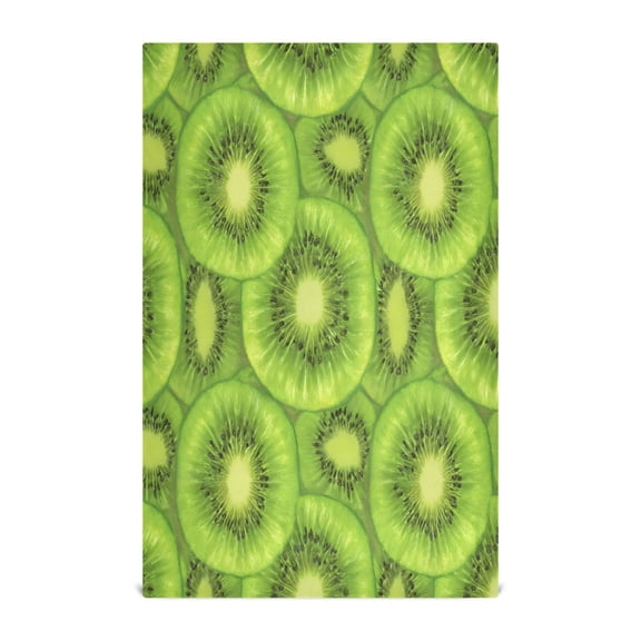 Fresh Kiwi Slices Kitchen Towels Dishcloth Decorative Waffle Towels Multi Use Tea Towel Dish Cloths 28x18in