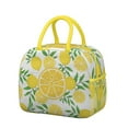 thumbnail image 1 of Fresh Lemon Lover Lunch Tote – Vintage Floral Design Insulated and Portable Cooler Bag for Daily Use, 1 of 6