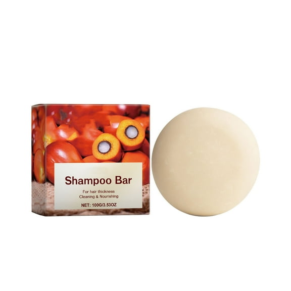 Fresh Lemon Natural Shampoo Bar For Scalp & Hair Care Plastic Box