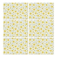 thumbnail image 1 of Fresh Lemons Placemats Set Of 6, Flax Machine Washable Durable Linen Table Mats, Heat Resistant Wrinkle Free Place Mats for Dining Table, Cute Lemon and Flowers Design Perfect for Summer Tables, 1 of 5