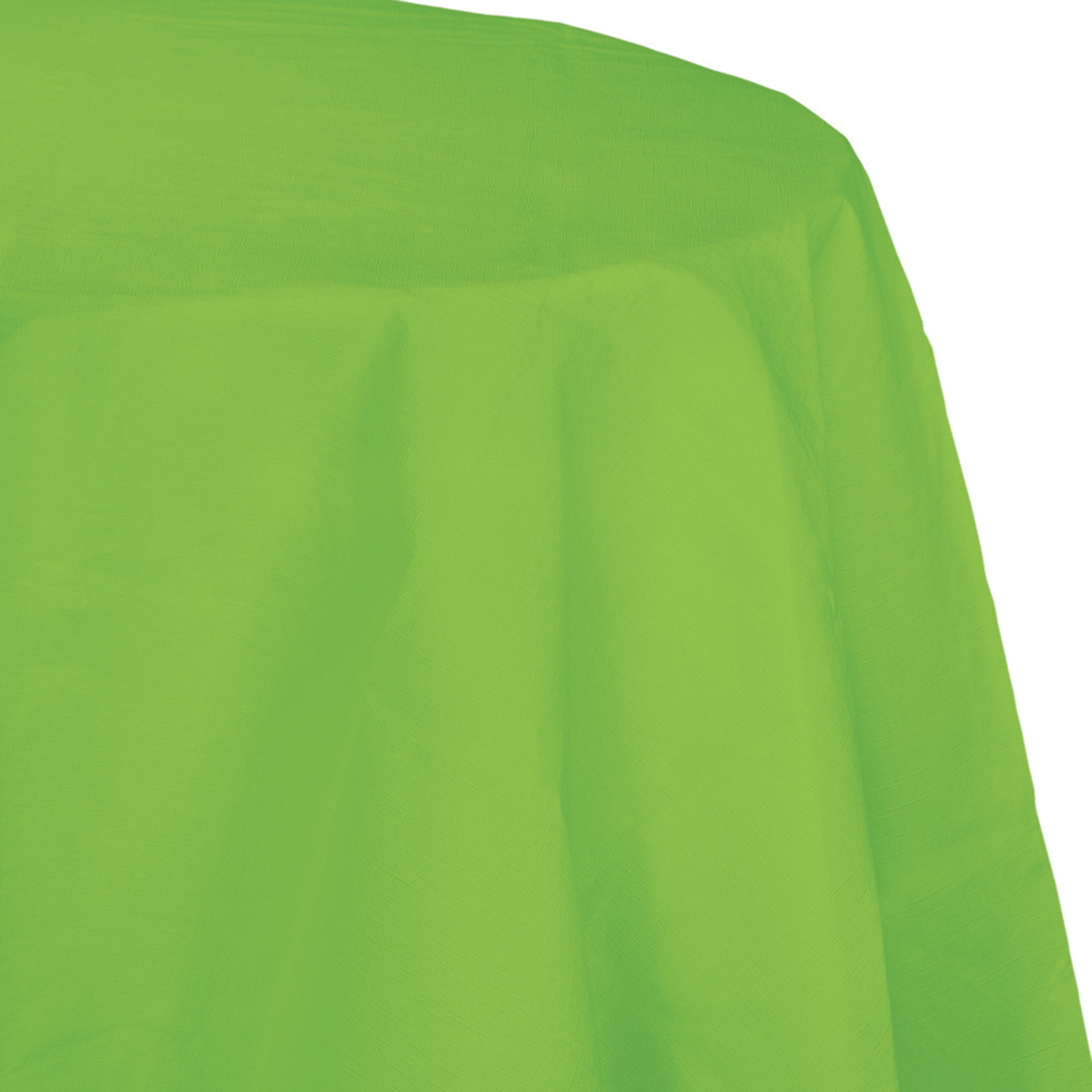 Fresh Lime Green Octy Round Tablecloths, 3 Count