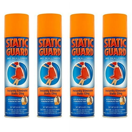 Fresh Linen Scent Static Guard Spray, 5.5 Oz - Pack of 4