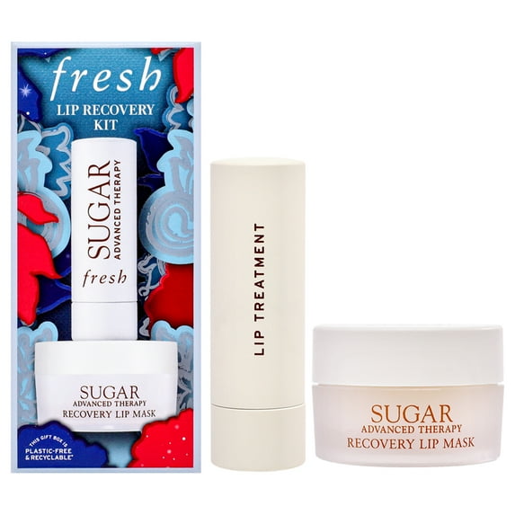 Fresh Lip Recovery Kit , 2 Pc 0.35oz Sugar Advanced Therapy Lip Mask, 0.15oz Sugar Advanced Therapy Lip Treatment