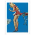 thumbnail image 1 of Fresh Lobster - Vintage Pin Up Girl Print by Gil Elvgren c.1944 - Fine Art Matte Paper Print (Unframed) 24x32in, 1 of 4
