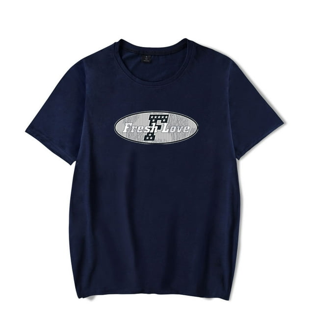 Fresh Love Logo T-shirt Fashionable Printed Round Neck Top for Both Men ...