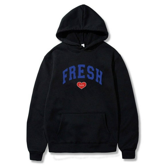 Fresh Love Merch Hoodie Pockets Drawstring Unisex Hooded Sweatshirt Fashion Clothing