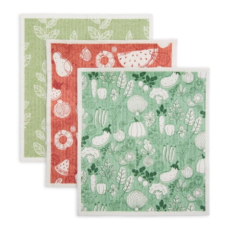 Fresh Market Swedish Dishcloth (Set of 3)