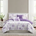thumbnail image 1 of Fresh Meadow 5 Piece Reversible Comforter Set by Creative Home Ideas, 1 of 9