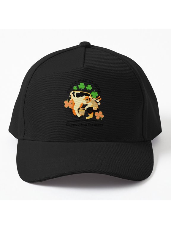 Fresh Milk Is Here Baseball Cap, Supporting Farmers Dairy Statement Design, Classic Hat