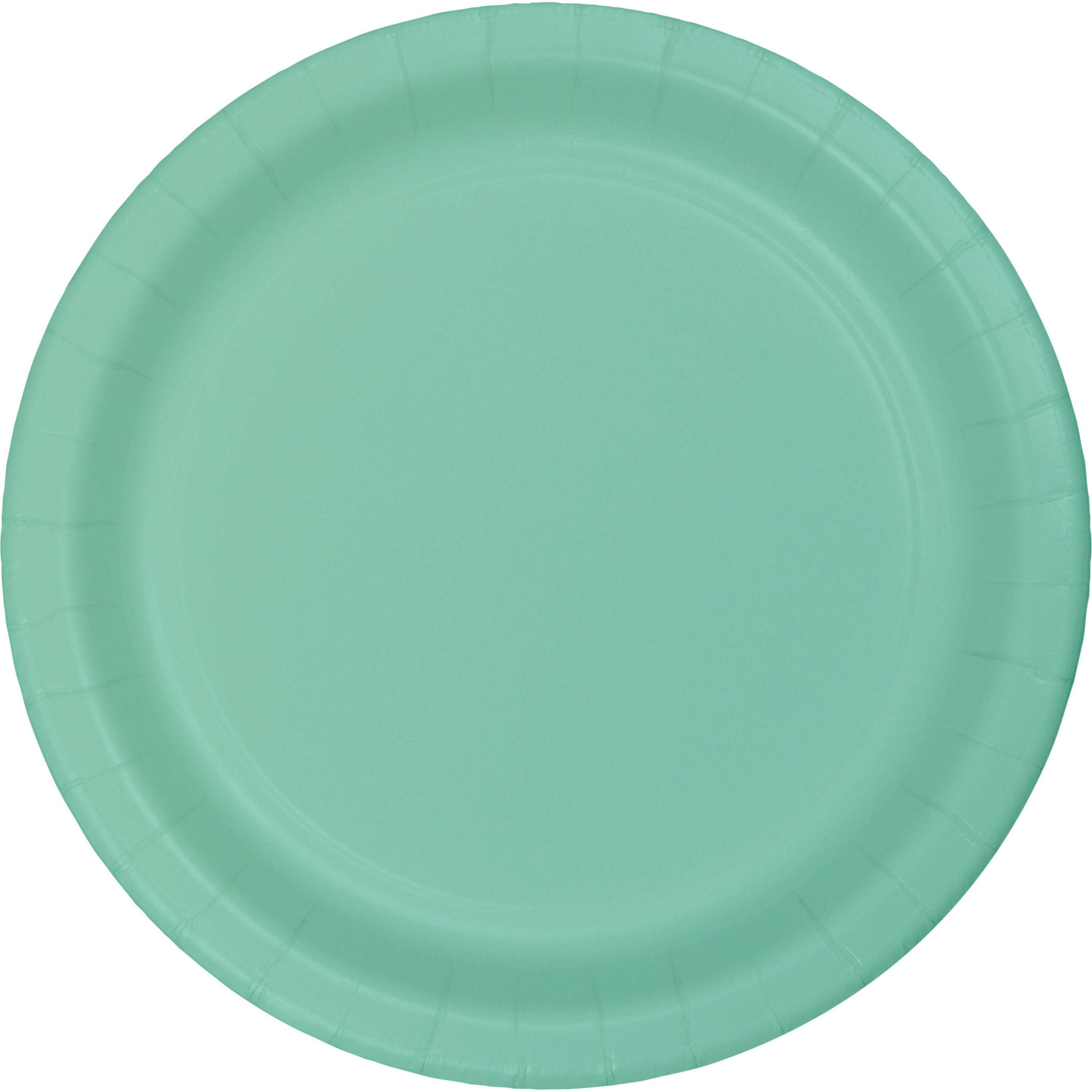 Fresh Mint 8 3/4" Round Paper Dinner Plate,Pack of 8