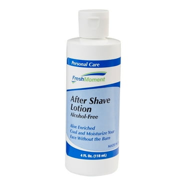 Fresh Moment After Shave Lotion with Aloe Vera, Alcohol-Free, 4 fl oz, 1 Ct