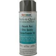 Seymour of Sycamore 16 oz Fresh-N-Quick VOC Compliant Spray Paint, Gloss Smoke Gray - Pack of 6