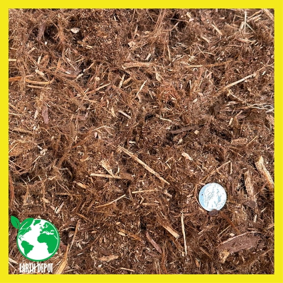 Fresh Natural Shredded Redwood Mulch, 1 Cubic Foot (34QT) Fine Gorilla Hair Garden Bark. Uses are Landscaping Beds, Potting Soil Mixes, Weed Deterrence, Moisture Retention, and more.