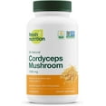 thumbnail image 1 of Fresh Nutrition Organic Cordyceps Mushroom Supplement - Strongest DNA Verified 1500mg - 90 Capsules, 1 of 9