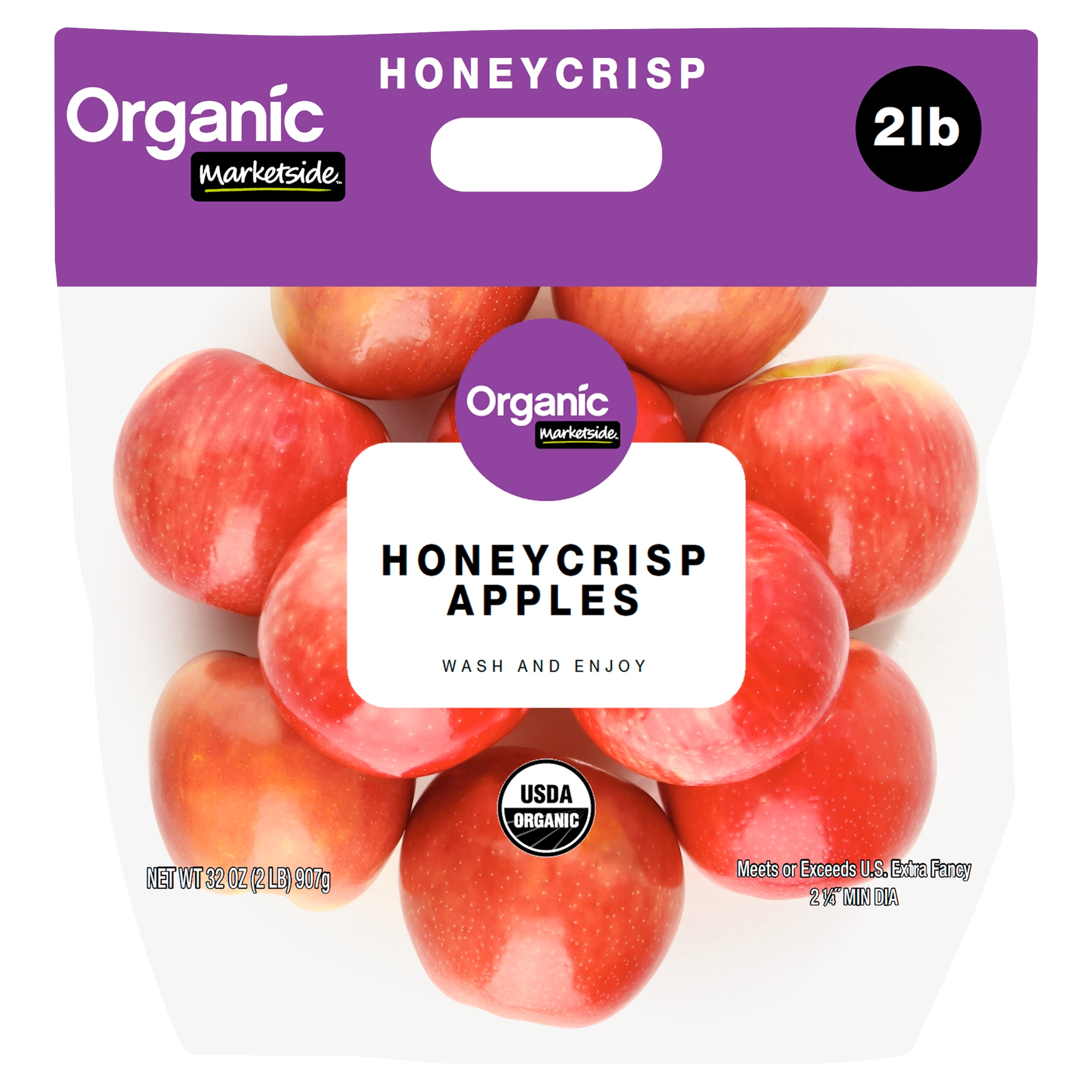 Organic Honeycrisp Apples, 1ct, 5 oz