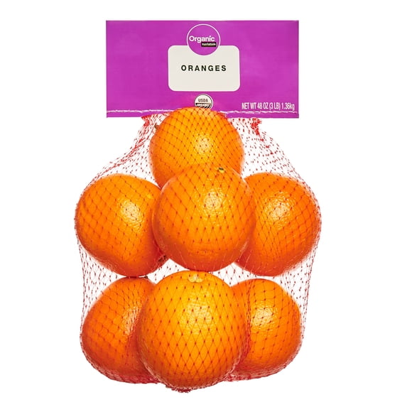 Fresh Organic Oranges, 4 lb Bag