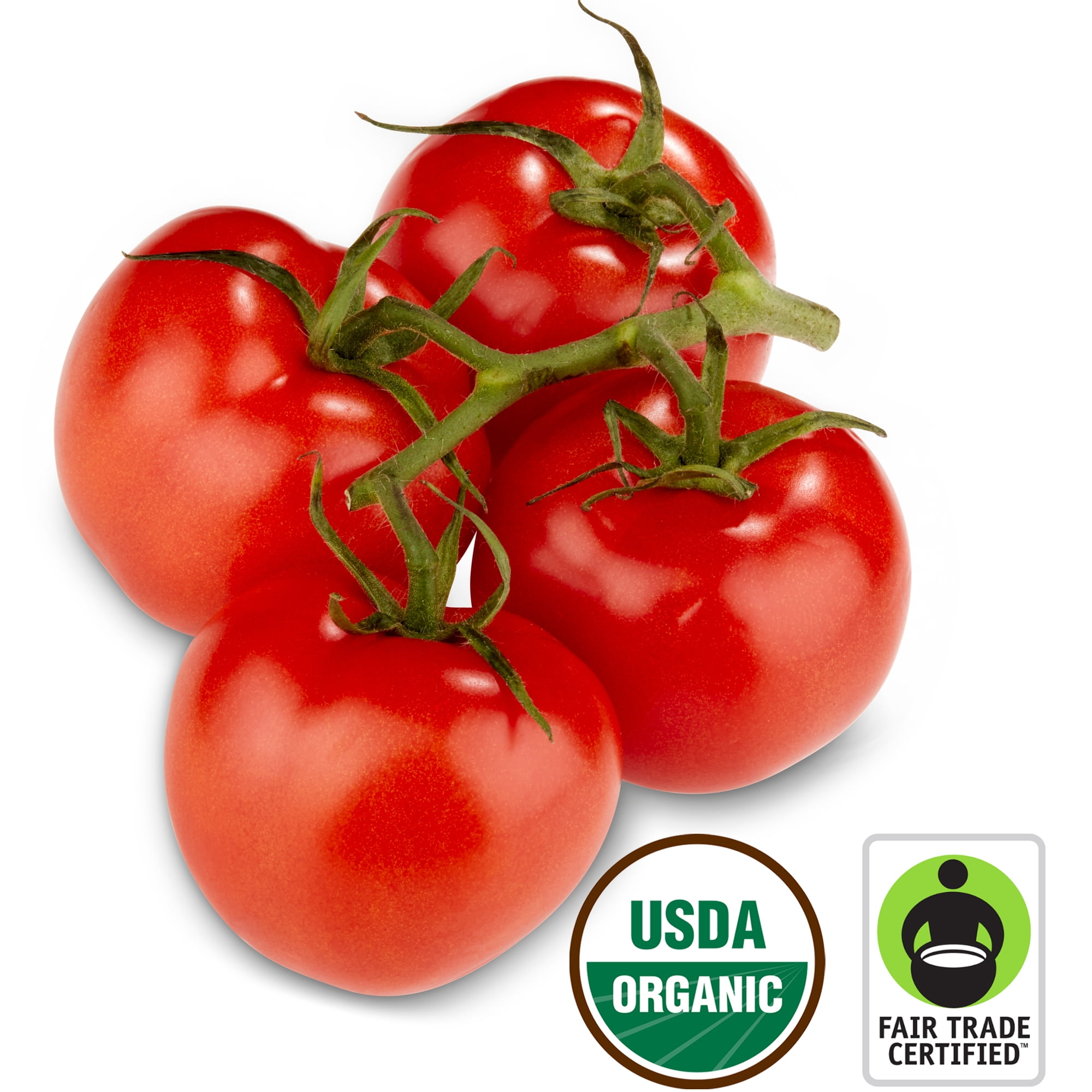 Fresh Organic Tomato on the Vine, 1 lb Package