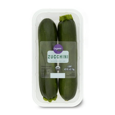 Fresh Organic Zucchini Squash, 2 Count