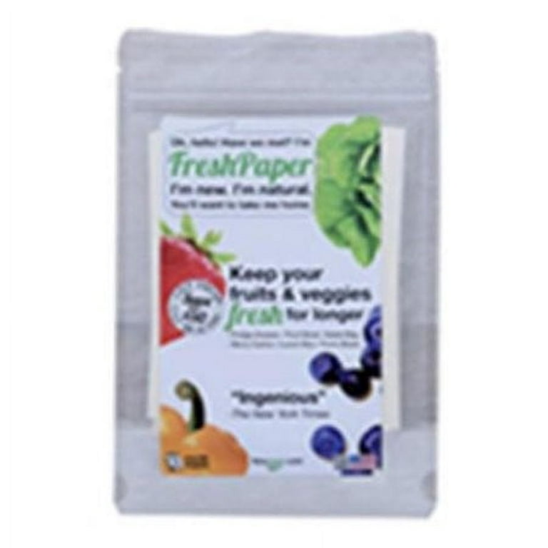  FRESHPAPER Keeps Fruits & Vegetables Fresh for 2-4x Longer, 8  Reusable Food Saver Sheets for Produce (1 Pack), Made in the USA by The  FRESHGLOW Co: Home & Kitchen