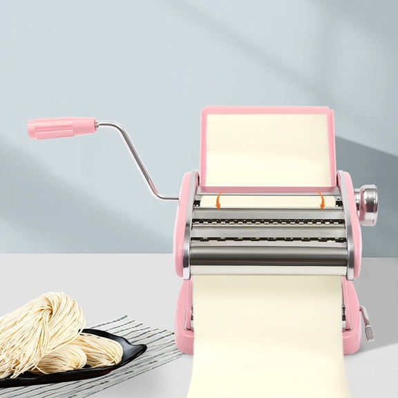 Fresh Pasta Maker Roller Machine for Spaghetti Noodle Fettuccine Stainless Steel