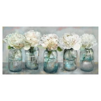 Fresh Picked Peonies by Studio Arts Wrapped Canvas Art Print